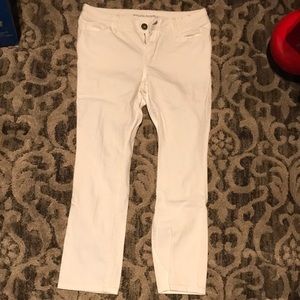 White banana republic cropped jeans